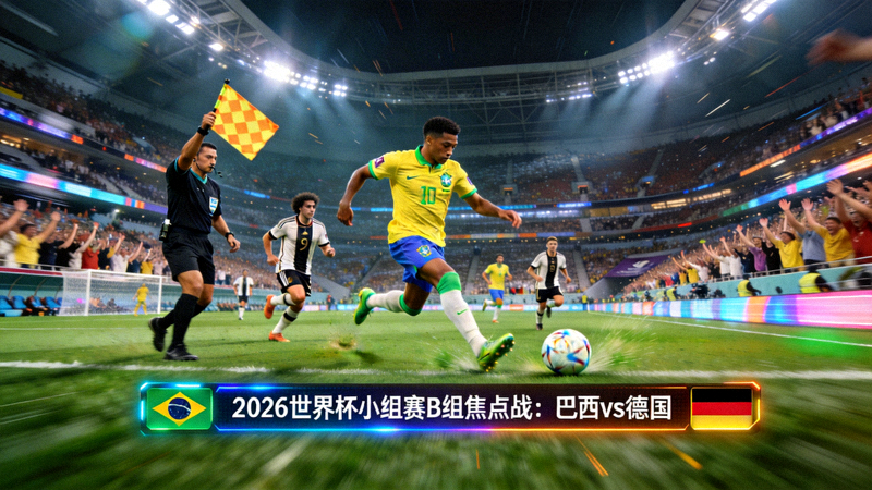 2026世界杯小组赛B组焦点战：巴西 vs 德国实时直播画面